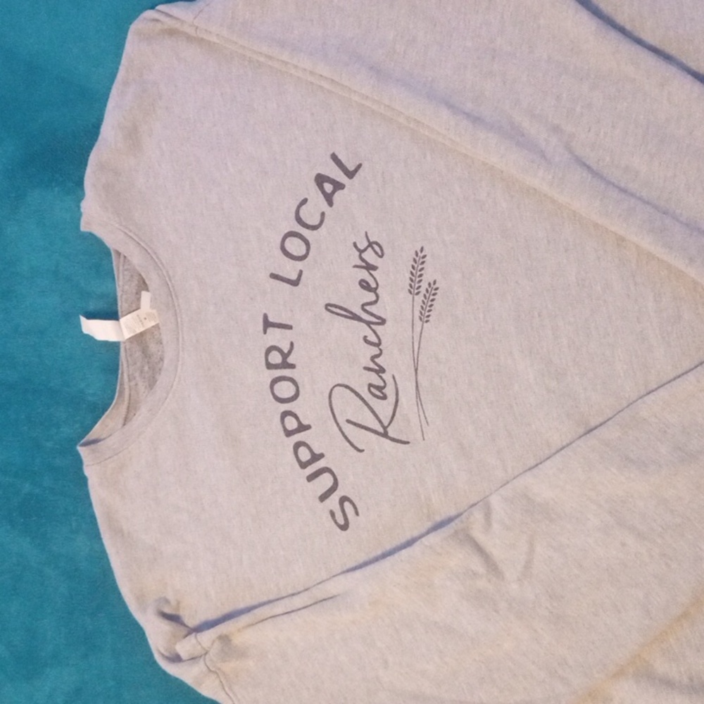 Bella+Canvas crewneck, medium, light gray